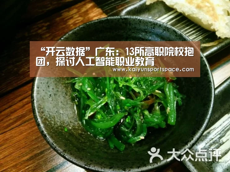 “开云数据”广东:13所高职院校抱团,探讨人工智能职业教育(图1) 开云体验
